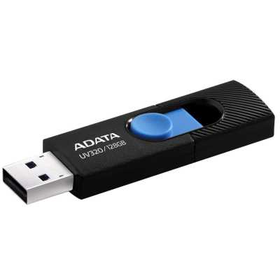 флешка A-Data 128GB UV320 Black-Blue Черный, голубой