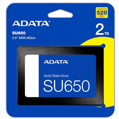 SSD диск ADATA Ultimate SU650 2Tb ASU650SS-2TT-R Черный