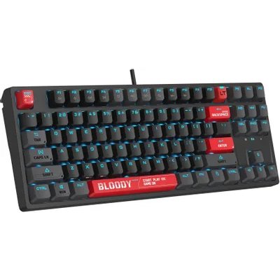 клавиатура A4Tech Bloody AT87 Black/Red Черный-красный