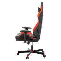 игровое кресло A4Tech Bloody GC-870 черный-красный