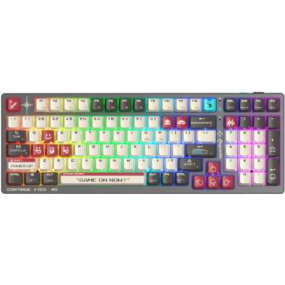 клавиатура A4Tech Bloody WS98 Pixels Red Темно-серый, белый