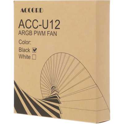 кулер Accord ACC-U12 ARGB Black Черный