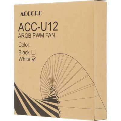 кулер Accord ACC-U12 ARGB White Белый