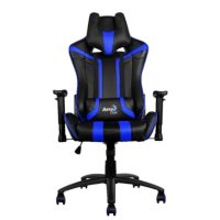 игровое кресло AeroCool AC120 AIR-BB черно-синий