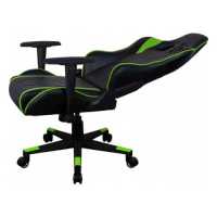 игровое кресло AeroCool AC220 AIR-BG черно-зеленый
