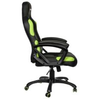 игровое кресло AeroCool AC80C-BG черно-зеленый