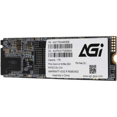 SSD диск AGI AI828 1Tb AGI1T0G44AI828-CB Черный