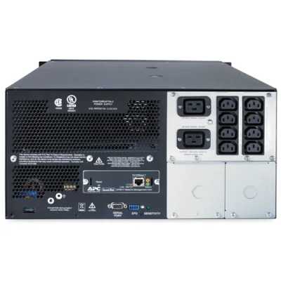 ИБП APC Smart-UPS SUA5000RMI5U Черный