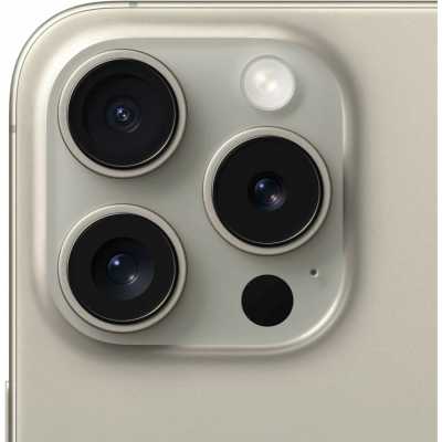 смартфон Apple iPhone 15 Pro 128GB Natural Titanium MTUX3HX/A бежевый титан