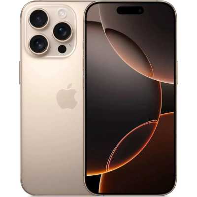 смартфон Apple iPhone 16 Pro 256GB Desert Titanium MYNK3HX/A бежевый