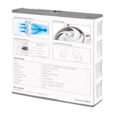 кулер Arctic BioniX P140 Grey-White