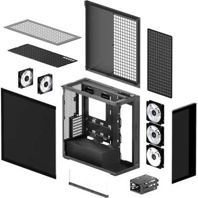 корпус Arctic Xtender Mirror Black