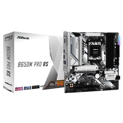 материнская плата ASRock B650M Pro RS Черный