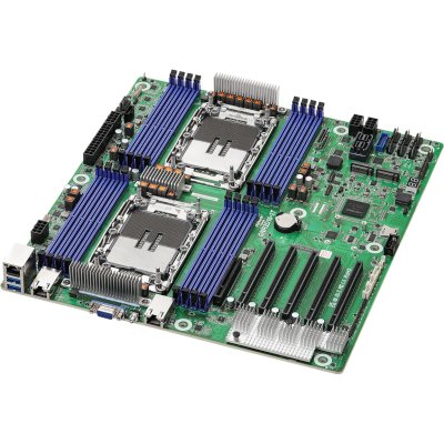 материнская плата ASRock GNR2D16-2T Зеленый