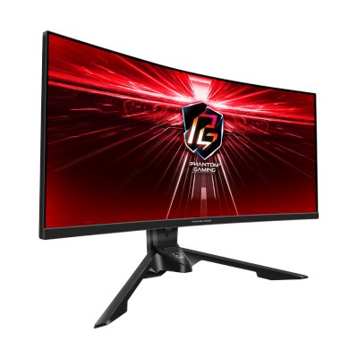 монитор ASRock Phantom Gaming PG34WQ15R3A Черный