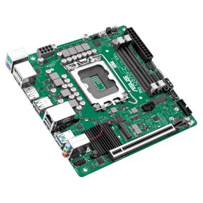материнская плата ASUS Pro Q870I-C-CSM Черный