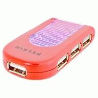 разветвитель USB Belkin F5U034ERRED красный