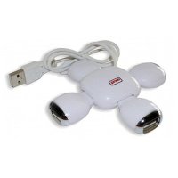 разветвитель USB Buro BU-HUB-F-4 белый