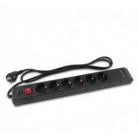 сетевой фильтр Buro BU-SP5_USB_2A-B черный