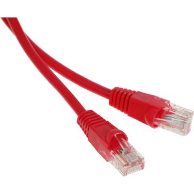 патч-корд Buro UTP-5E-0.5M-R Красный