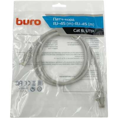 патч-корд Buro UTP-6-1M-G Серый