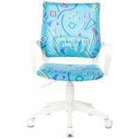 стул Бюрократ KD-W4/STICK-BLUE