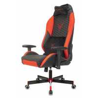 игровое кресло Бюрократ KNIGHT NEON RED черно-красный