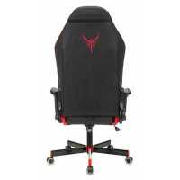 игровое кресло Бюрократ KNIGHT NEON RED черно-красный