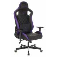 игровое кресло Бюрократ KNIGHT OUTRIDER BV черный-фиолетовый