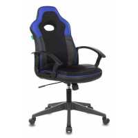 игровое кресло Бюрократ VIKING-11-BL-BLUE черно-синий