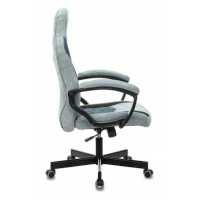 игровое кресло Бюрократ VIKING 6 KNIGHT BL FABRIC серый-синий