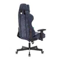 игровое кресло Бюрократ VIKING KNIGHT LT27 FABRIC черно-синий