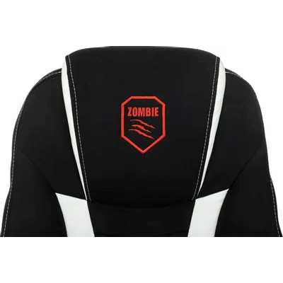 игровое кресло Бюрократ ZOMBIE 200 Black-White черно-белый