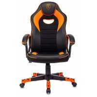 игровое кресло Бюрократ ZOMBIE GAME 16 OR черно-оранжевый