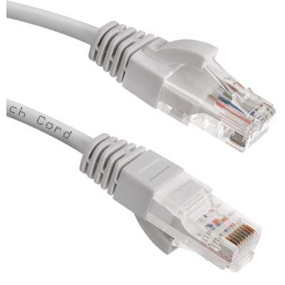 патч-корд Cabeus PC-UTP-RJ45-CAT.5E-1M Серый