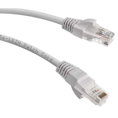 патч-корд Cabeus PC-UTP-RJ45-CAT.5E-3M-LSZH Серый