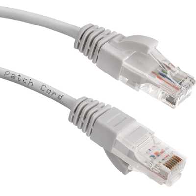 патч-корд Cabeus PC-UTP-RJ45-CAT.5E-5M Серый