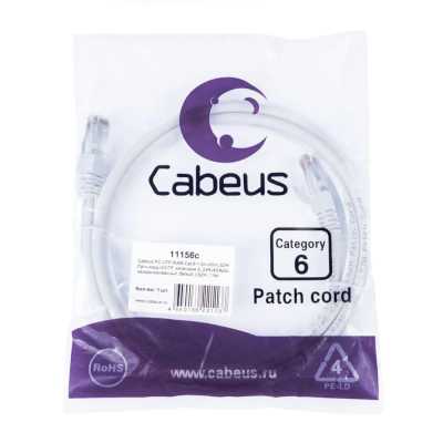 патч-корд Cabeus PC-UTP-RJ45-Cat.6-1.5m-WH-LSZH