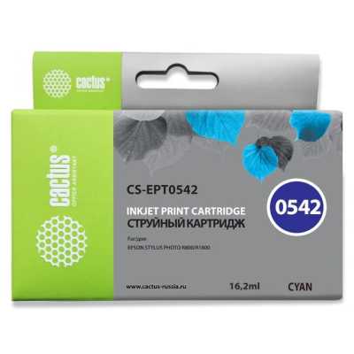 картридж Cactus CS-EPT0542 голубой
