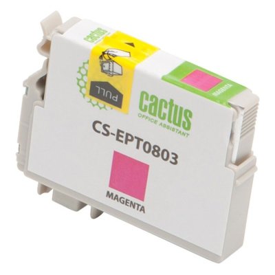 картридж Cactus CS-EPT0803 пурпурный