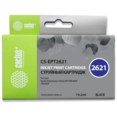 картридж Cactus CS-EPT2621 черный