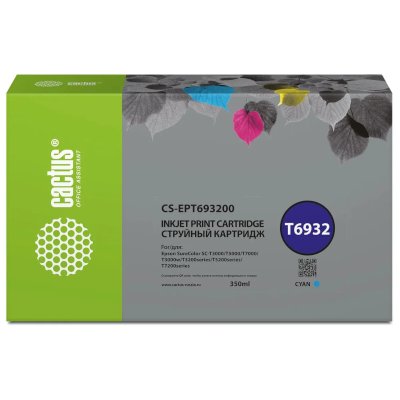 картридж Cactus CS-EPT636200 голубой