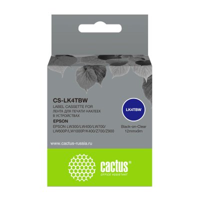 картридж Cactus CS-LK4TBW черный