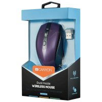 мышь Canyon CNS-CMSW08V Фиолетовый-черный