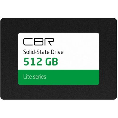 SSD диск CBR Lite 512Gb SSD-512GB-2.5-LT22 Черный