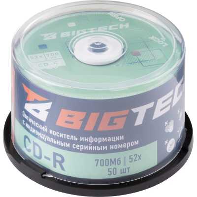 диск CD-R BigTech YCDRB002