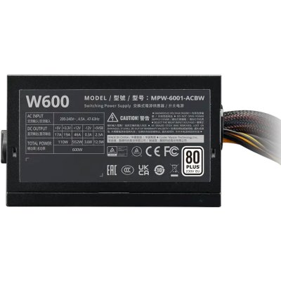 блок питания Cooler Master Elite NEX W600 600W MPW-6001-ACBW-BEU Черный