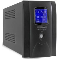 ИБП Crown CMU-SP800 Euro LCD Черный
