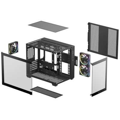 корпус Deepcool CG330 3F Black