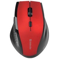 мышь Defender Accura MM-365 Red Красный-черный